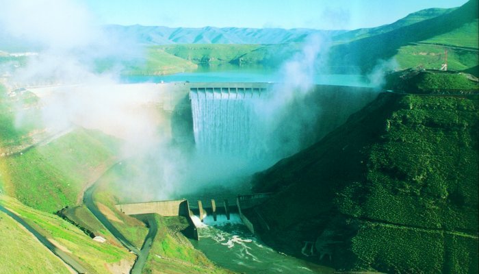 Katse Dam complete.
